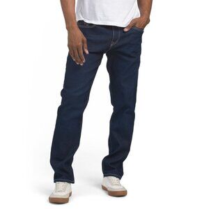 TRUE RELIGION Dark Indigo Geno Single Needle Slim Jeans